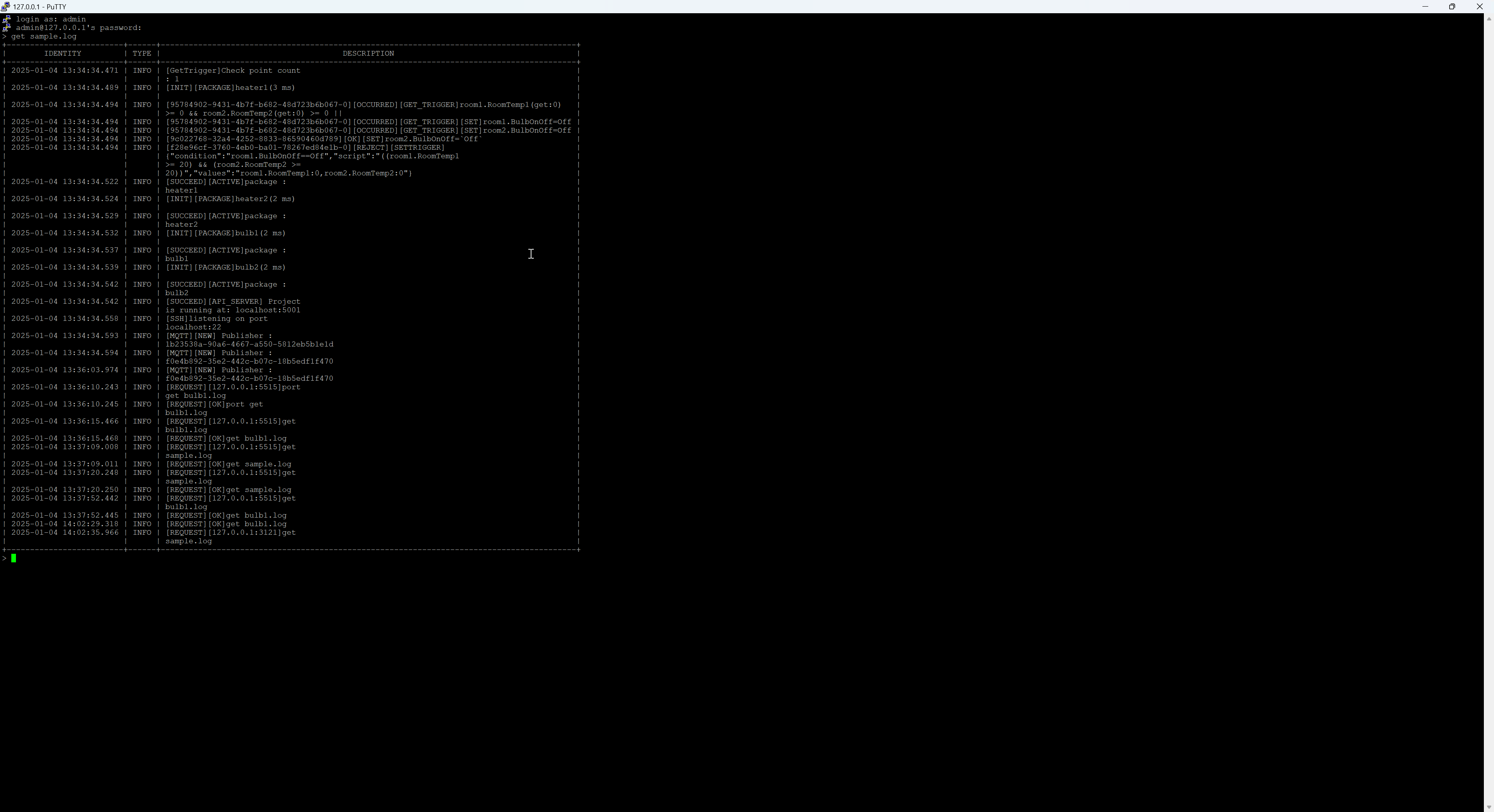 SSH Log Access